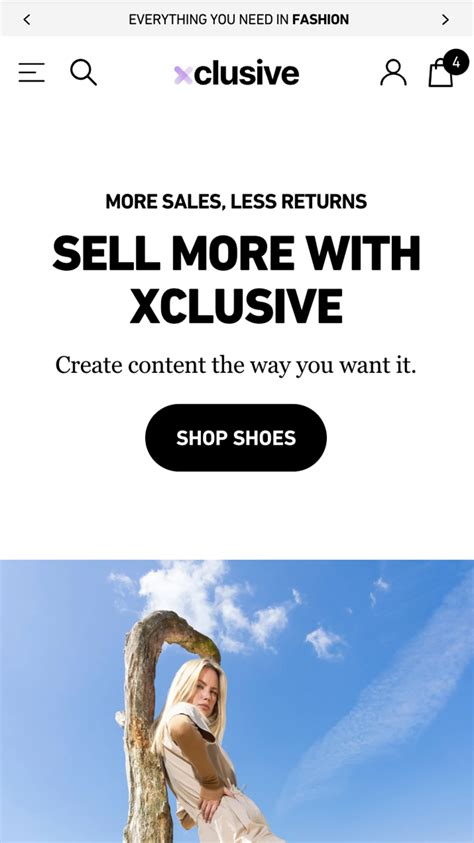 xclusive shoes website